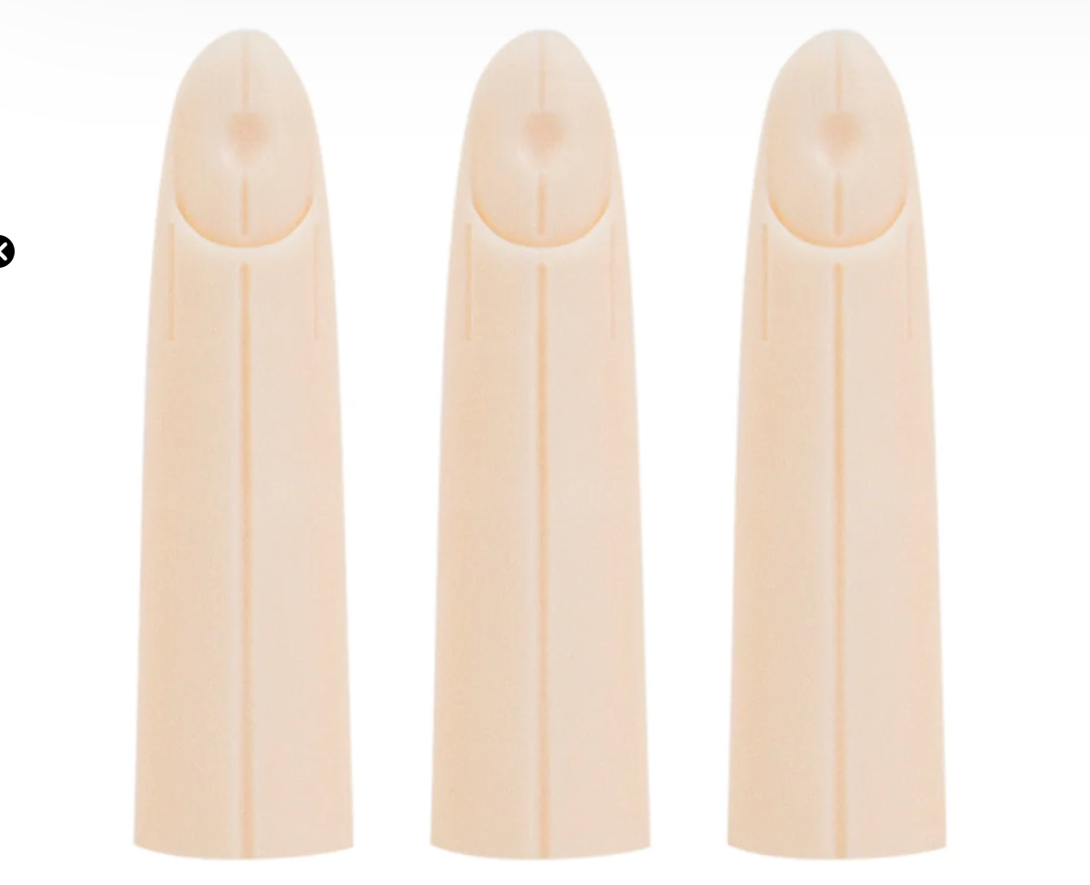 Dedos de prácticas + tips de repuesto